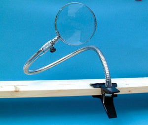 GOOSENECK MAGNIFIER WITH BENCH CLAMP