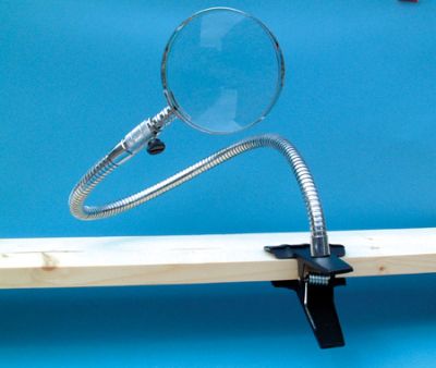 GOOSENECK MAGNIFIER WITH BENCH CLAMP
