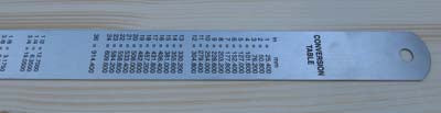 24' STAINLESS ENGRAVED RULE