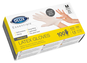 100 LATEX DISPOSABLE GLOVES EXTRA LARGE