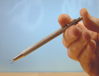 3 PRONG PEARL GRIP - STAINLESS
