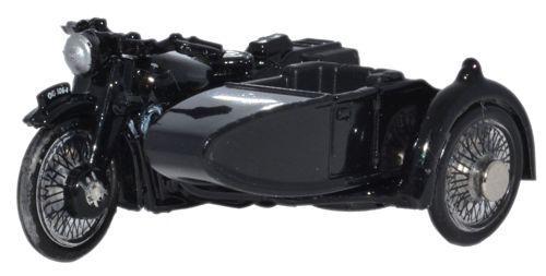 Motorbike/Sidecar Police  76bsa006   1:76 Scale