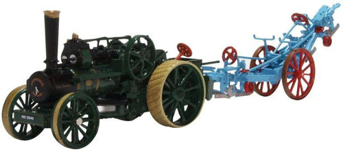 PLOUGHING ENGINE + PLOUGH 1:76 OXFORD DIECAST 76FBB005   1:76 Scale