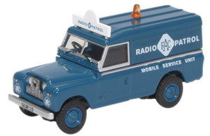Land Rover Series II LWB Hard Top RAC Radio Patrol - Oxford Diecast - 76LAN2017