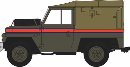 LAND ROVER CANVAS RAF POLICE  76lrl007   1:76 Scale