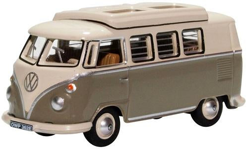 VW T1 Camper Mouse Grey/Pearl White - Oxford Diecast - 76VWS006
