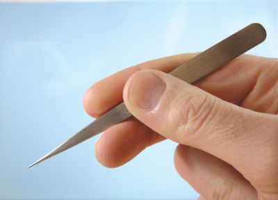 STAINLESS TWEEZER NO 3 POINTED