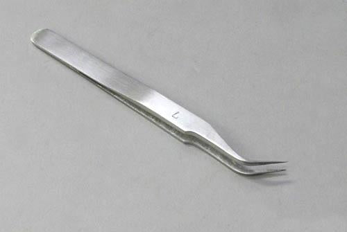 S/S NO. 7 CURVED TWEEZERS - 79007