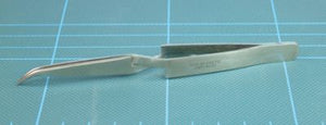 4" CROSSLOCK TWEEZER CURVED