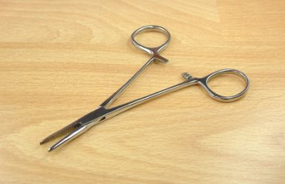 5' STAINLESS FORCEPS STRAIGHT