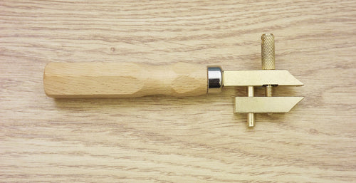NEW PRECISION BRASS HAND VICE WITH WOOD HANDLE