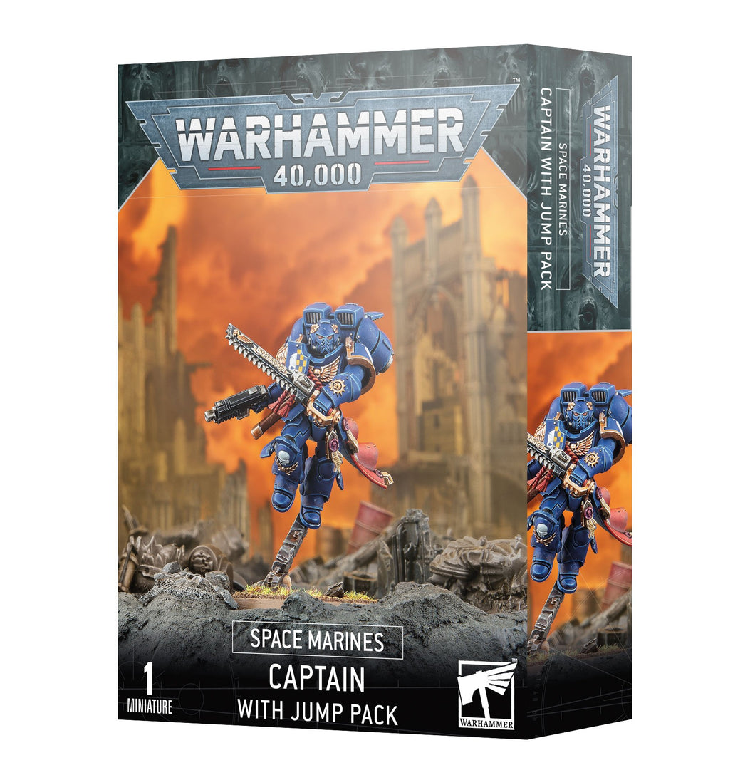 SPACE MARINES: CAPTAIN WITH JUMP PACK - 40k - gw-48-17