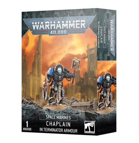 S/MARINES: CHAPLAIN IN TERMINATOR ARMOUR - 40k - gw-48-91
