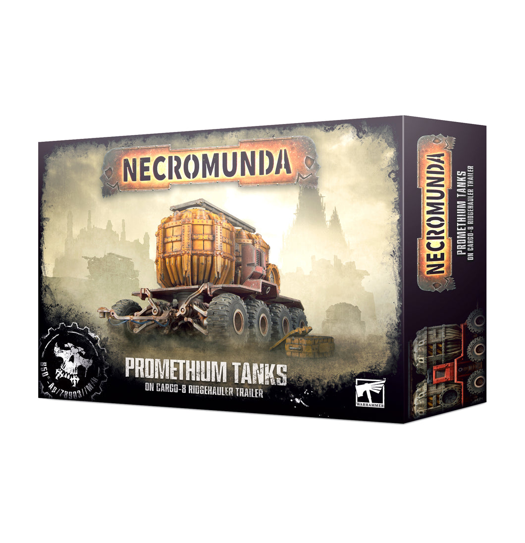 NEC. PROMETHIUM TANKS ON CARGO-8 TRAILER - Necromunda - gw-301-12