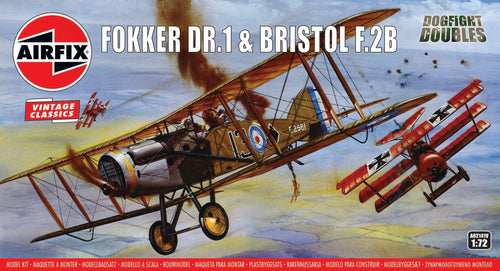 Fokker DR1 Triplane & Bristol Fighter Dogfight Double