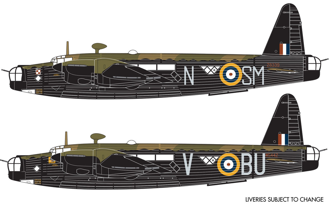 Vickers Wellington Mk.II - A08021 -NO DECALS (The Decals are missing)