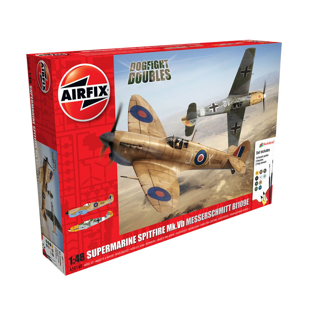 Spitfire Mk.Ia Messerschmitt Bf109E-4 Dogfight Double Gift Set - A50160 -SOLD OUT