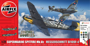 Supermarine Spitfire Mk.Vc vs Bf109F-4 Dogfight Double