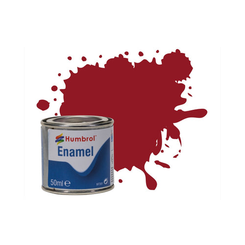 No 20 Crimson - Gloss   - 50 ml Enamel Paints - AQ0020