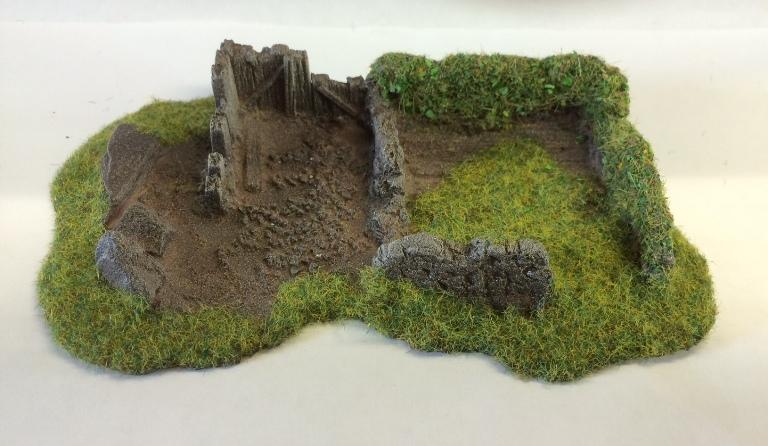 25/28mm Large Derelict Building - Type 12 - BZB12