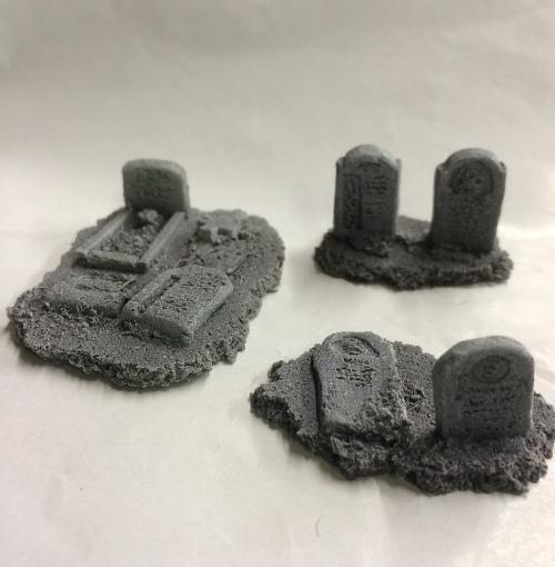 25/28mm Grave Stones - BZB4