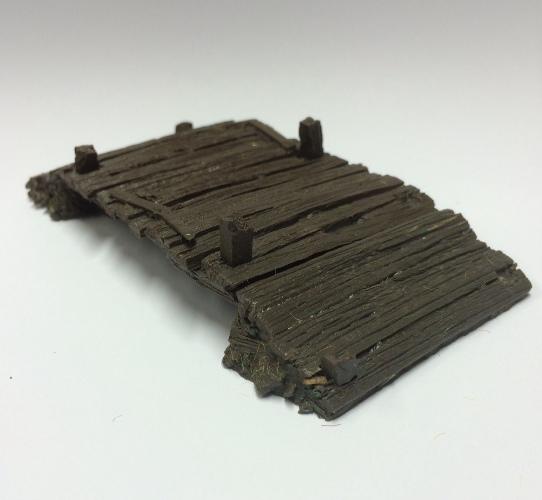 OLD TIMBER BRIDGE - 25/28mm(EX BZTB1) 125mm x 63mm x 20mm apx - BZBT1