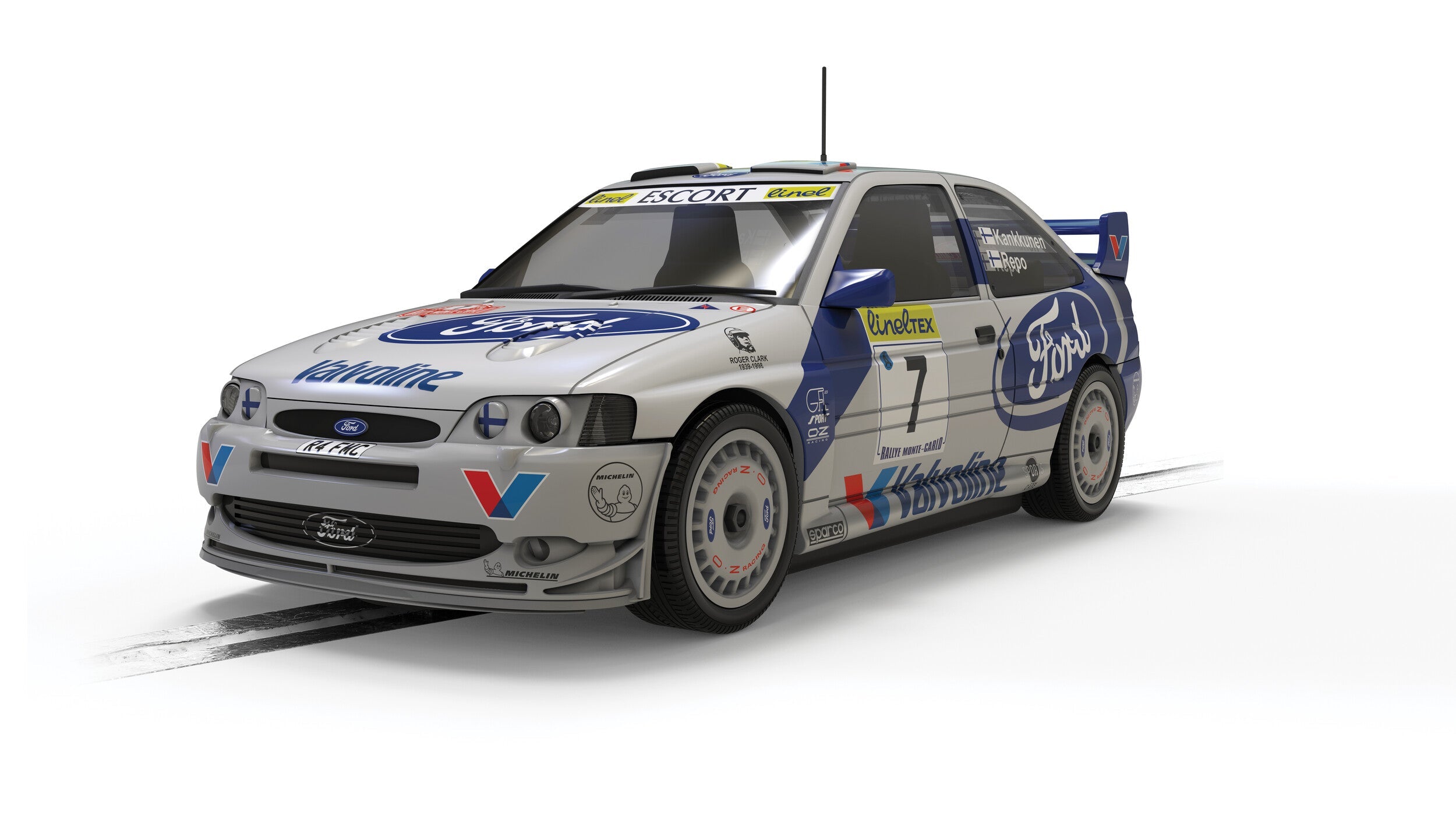 Miniatura Ford Escort Rs - Rally De Montecarlo 1994 - F1 Miniatura Ford Escort Rs - Rally De Montecarlo 1994 - F1