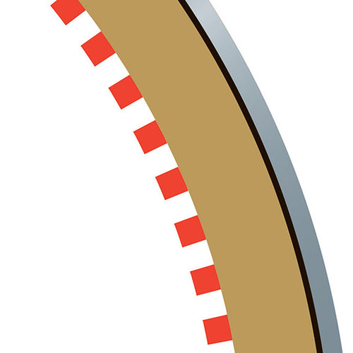 Radius 2 Curve Inner Borders 45 degree  x 4 - C8225 -Available