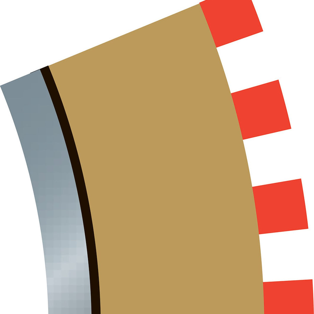 Radius 2 Curve Inner Borders 22.5 degree  x 4 - C8280 -Available