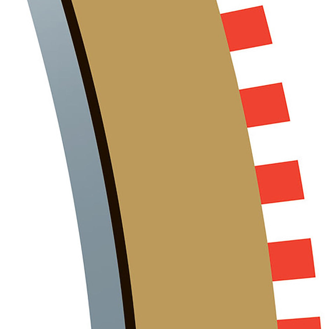 Radius 4 Curve Inner Borders 22.5 degree  x 4 - C8282 -Available