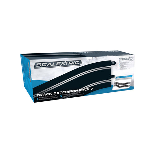 Track Extension Pack 7 - 4 x 350mm Straights, 4 x Radius 3 Curve 22.5 degree  - C8556 -Available