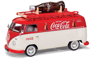Coca-Cola Volkswagen Campervan Type 2 (T1) Split Screen - Giant Coke Bottle - Corgi - CC02740