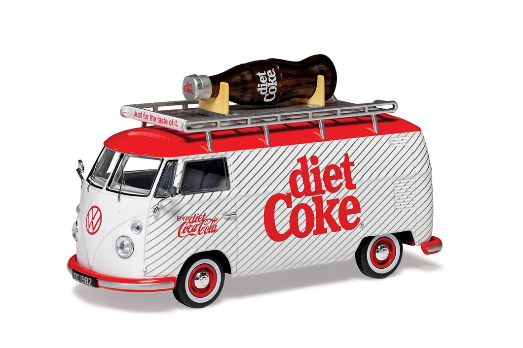 Corgi Diet Coke Volkswagen Type 2 (T1) Split Screen Panel Campervan  - Giant Coke Bottle Corgi CC02747