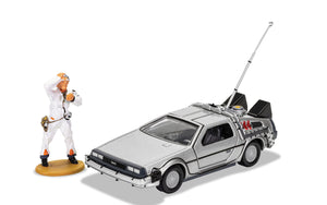 Back to the Future DeLorean and Doc Brown Figure 
