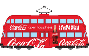 Coca Cola Double Decker Tram - Open Happiness