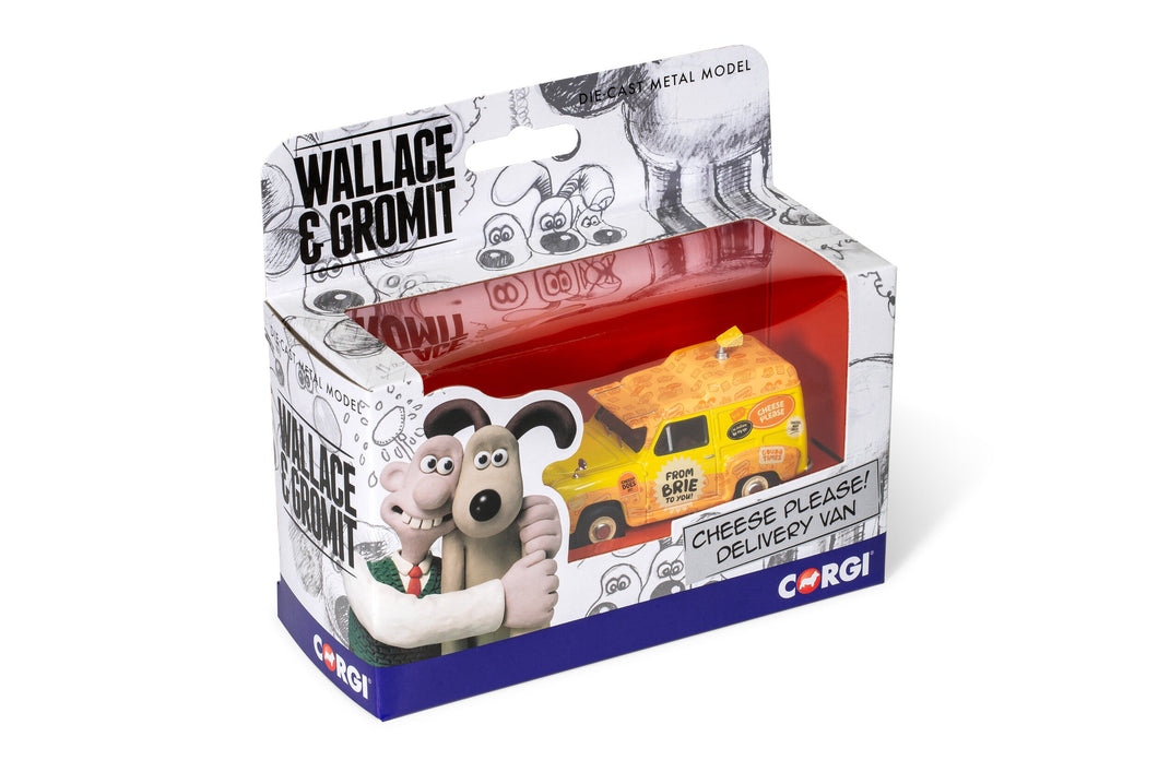 Corgi Wallace & Gromit Austin A35 Van - Cheese Please! Delivery Van Corgi CC80506