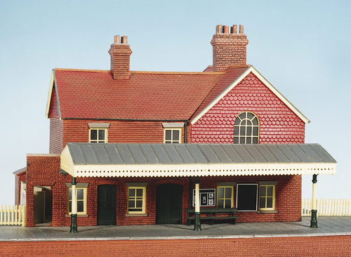 Country Station, Brick Built, With Platform