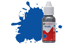 No 14 French Blue - Gloss    - Acrylic Paint Dropper Bottle 14ml   DB0014