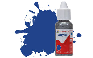 No 25 Blue - Matt   - Acrylic Paint Dropper Bottle 14ml   DB0025