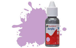 No 42 Pastel Violet Matt - Acrylic Paint Dropper Bottle 14ml   DB0042