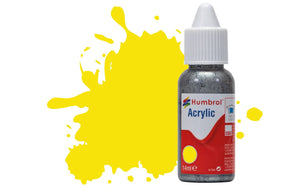 No 99 Lemon - Matt   - Acrylic Paint Dropper Bottle 14ml   DB0099