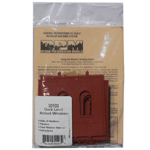 Load image into Gallery viewer, Dock Level Arched Window (x4) - Bachmann -DPM30103
