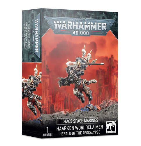 CHAOS SPACE MARINES:HAARKEN WORLDCLAIMER - 40k - gw-43-23