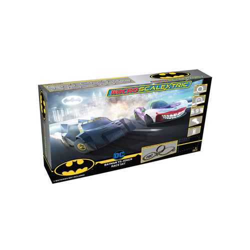 Micro Scalextric Batman vs Joker Battery Powered Race Set - G1155M -PRE ORDER Q3 2020