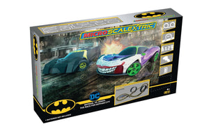 Micro Scalextric Batman vs Joker The Race For Gotham City - Battery Powered Set - G1177M - New for 2022 - PRE ORDER