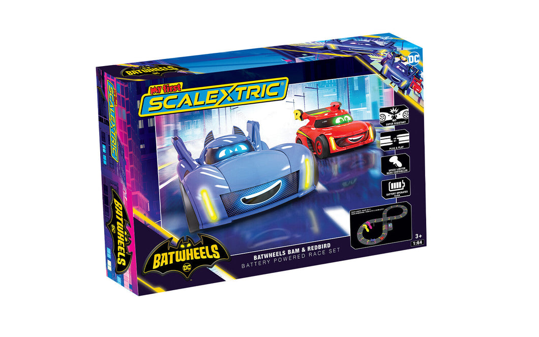 My First Scalextric Batwheels Batman vs Robin Battery Powered Race Set