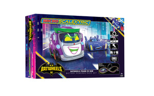 Micro Scalextric Batwheels Bam vs Joker  Battery Powered Race Set -