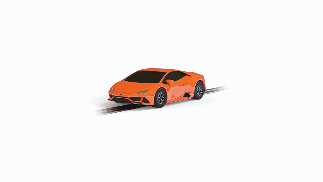 Micro Scalextric Lamborghini Huracan Evo Car - Orange - G2213