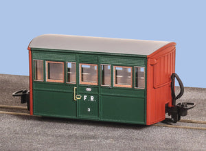 Ffestiniog 4 Wheel Bug Box Coach, 3rd Class, Col. Stephens no. 3