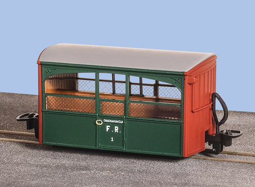 Ffestiniog 4 Wheel Bug Box Coach, 'Zoo Car' Col. Stephens